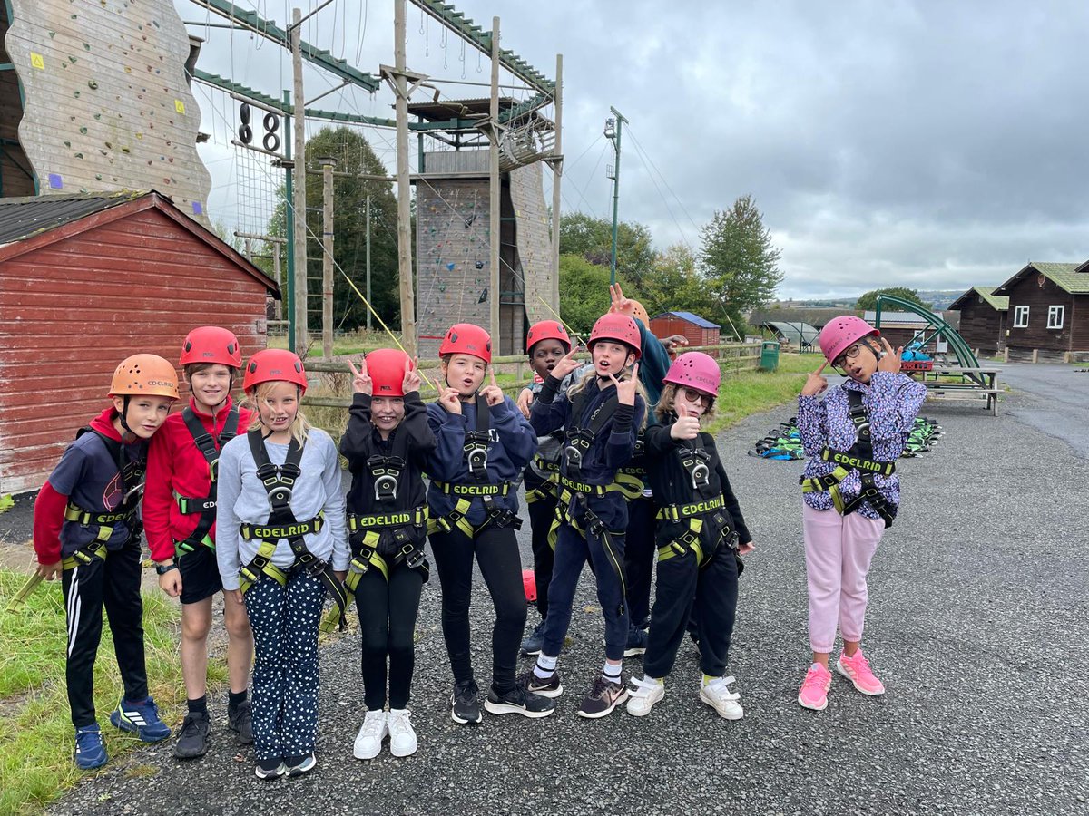 Group 3 showed determination and bravery today when taking on the Trek course!