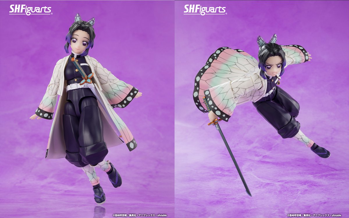 今週の新商品】 アニメ「鬼滅の刃」より 「S.H.Figuarts 胡蝶しのぶ