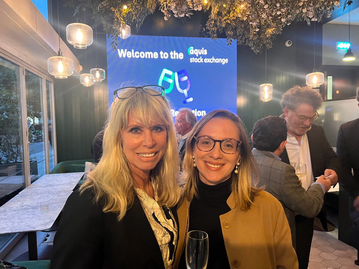 FirstSentinelCF's tweet image. ✨Fantastic evening at the @AquisStockEx Summer Drinks!

It was a pleasure to reconnect with so many familiar faces.

Many thanks to Sara-Louise Porter, Agis Katzis-Anastasiou and Natasha Edward’s and the rest of the AQSE team for hosting such an enjoyable afternoon.