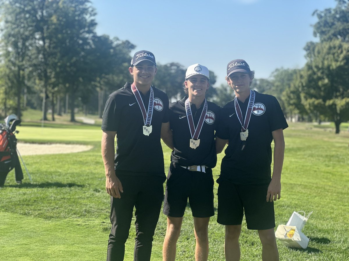 Huge Shoutout to Ty Roediger, Noah Darone &amp; AJ Boose for earning all conference awards in the WRC. Great job boys ⛳️