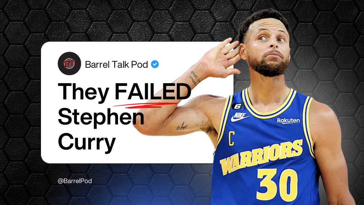 BarrelPod's tweet image. New Episode 
Out now available on all platforms 🚨
Did the Warriors fail Curry this offseason?? 👀

youtu.be/AnwpXt7PWlc?si…

open.spotify.com/episode/7k4wLR…