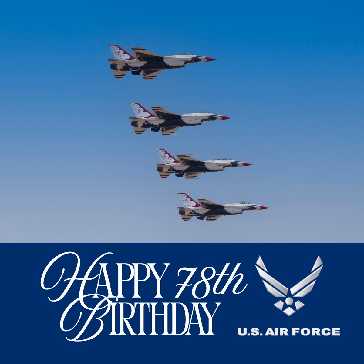Happy 78th Birthday to the United States Air Force!

#AirForceBirthday #Military #AirForce
