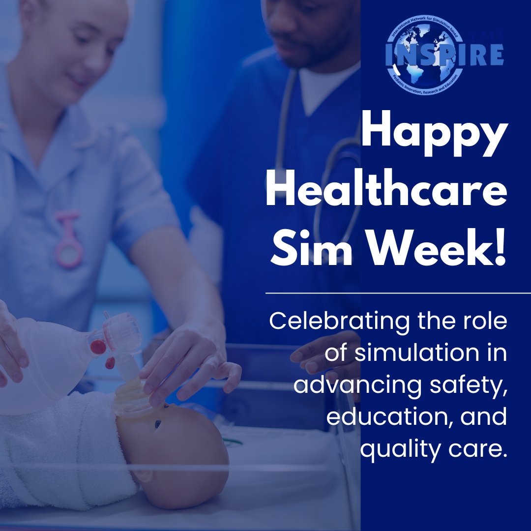 Happy Healthcare Simulation Week! 🎉 Celebrating research, collaboration, and the power of simulation to improve patient care.