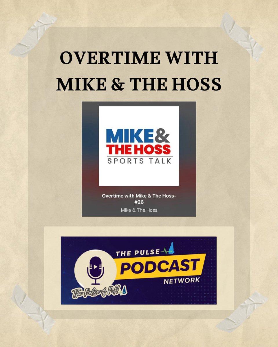 Interested in hearing what Mike &amp; The Hoss (+ Jay Dawg) selected as their most iconic sports movies? Click the link the link below to listen to the latest episode of Overtime with Mike &amp; The Hoss. 

thepulseofnh.com/on-air/mike-an…

#sportstalk #newengland