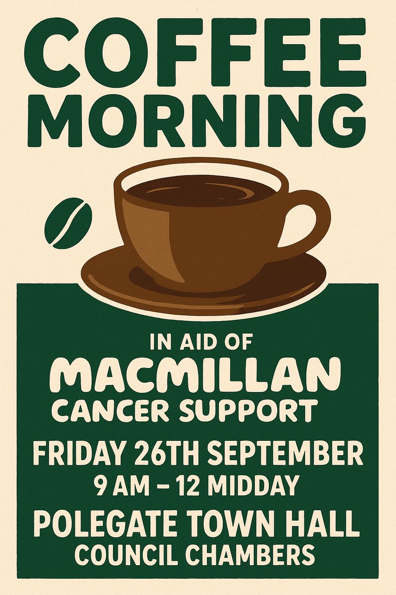PolegateCF's tweet image. 🌟 3 Community Events – 1 Great Cause! 🌟

💚 Coffee Morning – Fri 26 Sept, Town Hall
🎉 Bingo Night – Sat 18 Oct, RBL
🎃 Scarecrow Fest + Pumpkins – 28–31 Oct

All in support of Polegate Community Foundation 💜
👉 Join us &amp;amp; get involved!

#PolegateCF