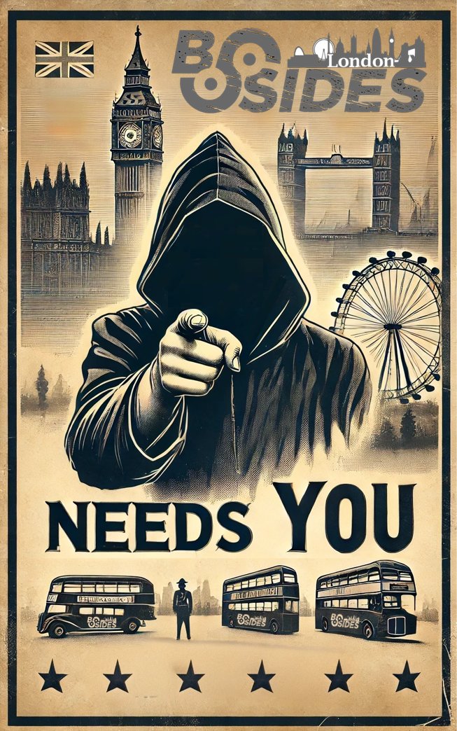 The #BSidesLDN2025 Call for Volunteers is open!

All BSides events simply cannot run without the help of volunteers, and so, we need your help...

More information and to apply: bit.ly/BSidesLDN2025C…

#Security #BSides #London #Volunteers