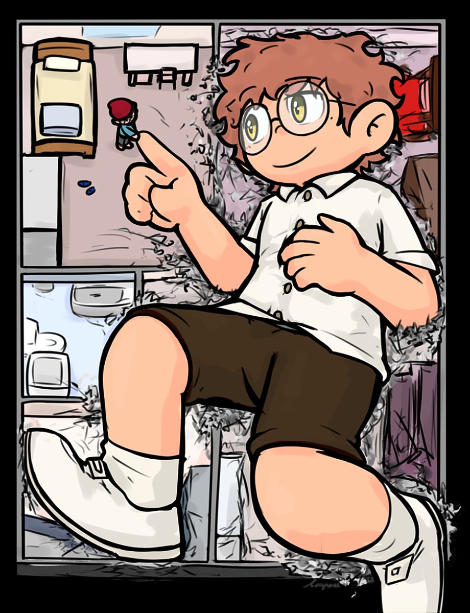 "Invitation To Flat"
A quick doodle for <a href="/amingv/">Amín Guzmán</a>  who kept being sweet to me in my worst time.