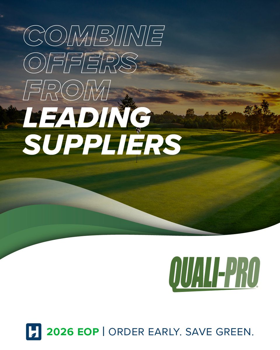 Tee off early and score big with Quali-Pro as part of Heritage Landscape Supply Group’s Early Order Program. 

Order qualifying products to receive rebates. Earn an additional rebate when you purchase Contrado Insecticide. Order by October 31 for the biggest rebates!