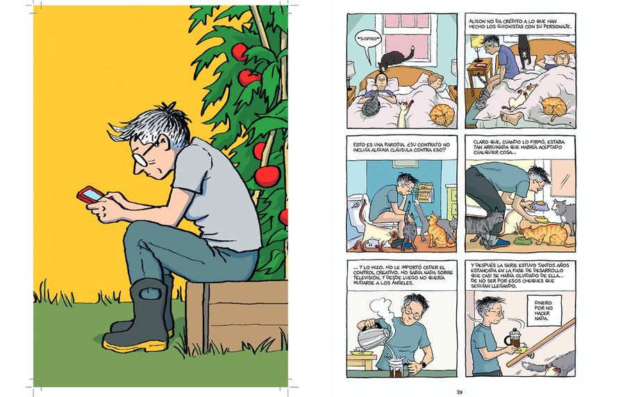 ETGafapasta's tweet image. La autora #AlisonBechdel de la magistral #FunHome publica una sátira sobre un grupo de #boomers frente a las #trampas del #capitalismo y las #contradicciones de estar siempre del lado de los buenos

elpais.com/cultura/2025-0…

🙄🙄🙄