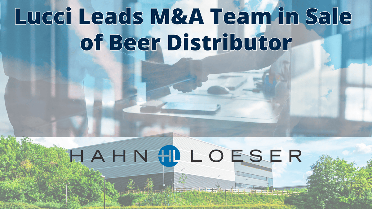 HLP's largest deal of 2025: John Paul Lucci was lead M&amp;A counsel in sale of Ohio Eagle Distributing to Heidelberg Distributing, a Redwood Holdings company. Privately owned Ohio Eagle serviced 18 Ohio counties &amp; annually sold over 7 million cases of beer.
hahnlaw.com/insights/lucci…