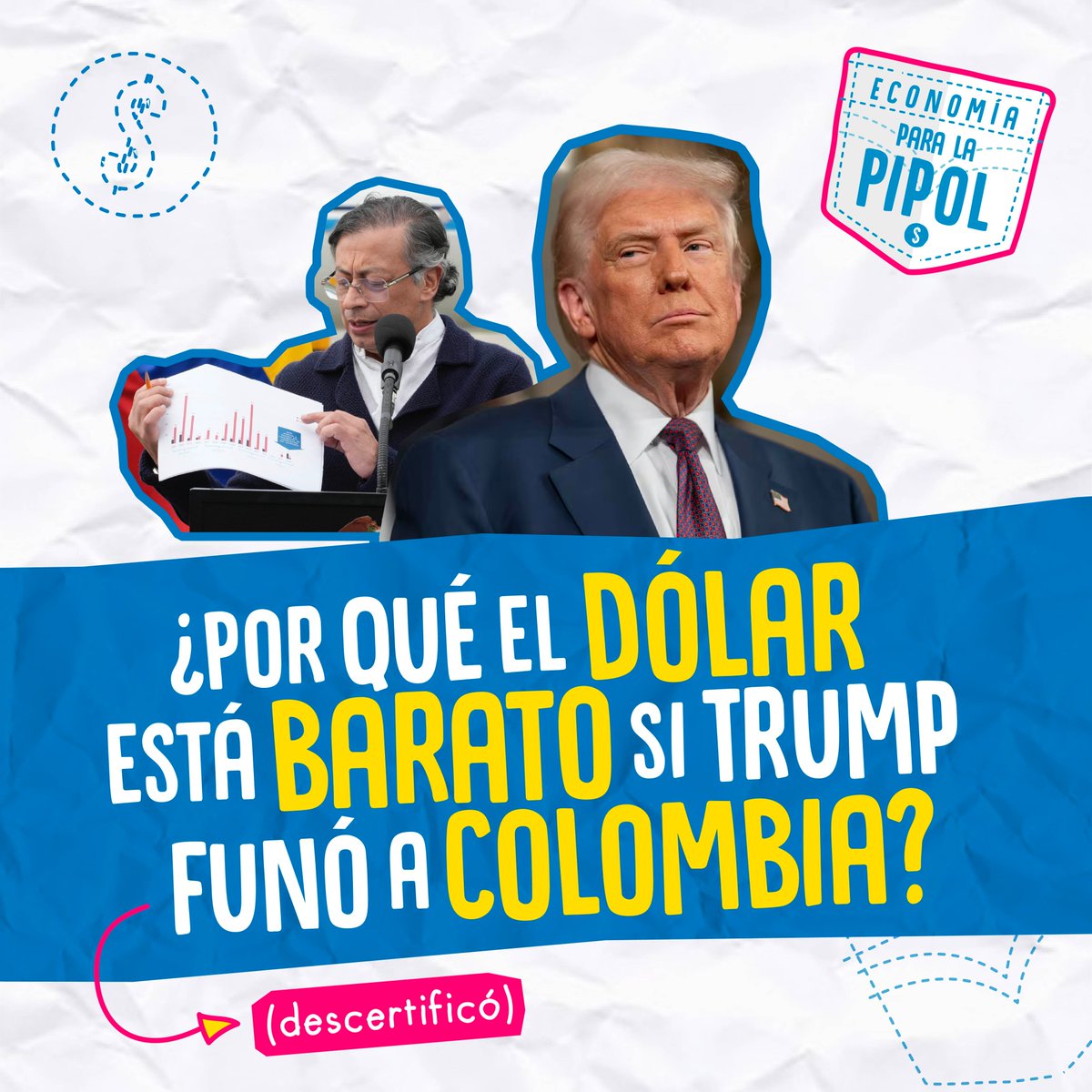 EconomiaPipol's tweet photo. ¿Por qué el dólar está barato si Trump funó a Colombia quitándole la certificación de la lucha contra las drogas? Corre hilo 🧵 https://t.co/AbpLhsZKxR