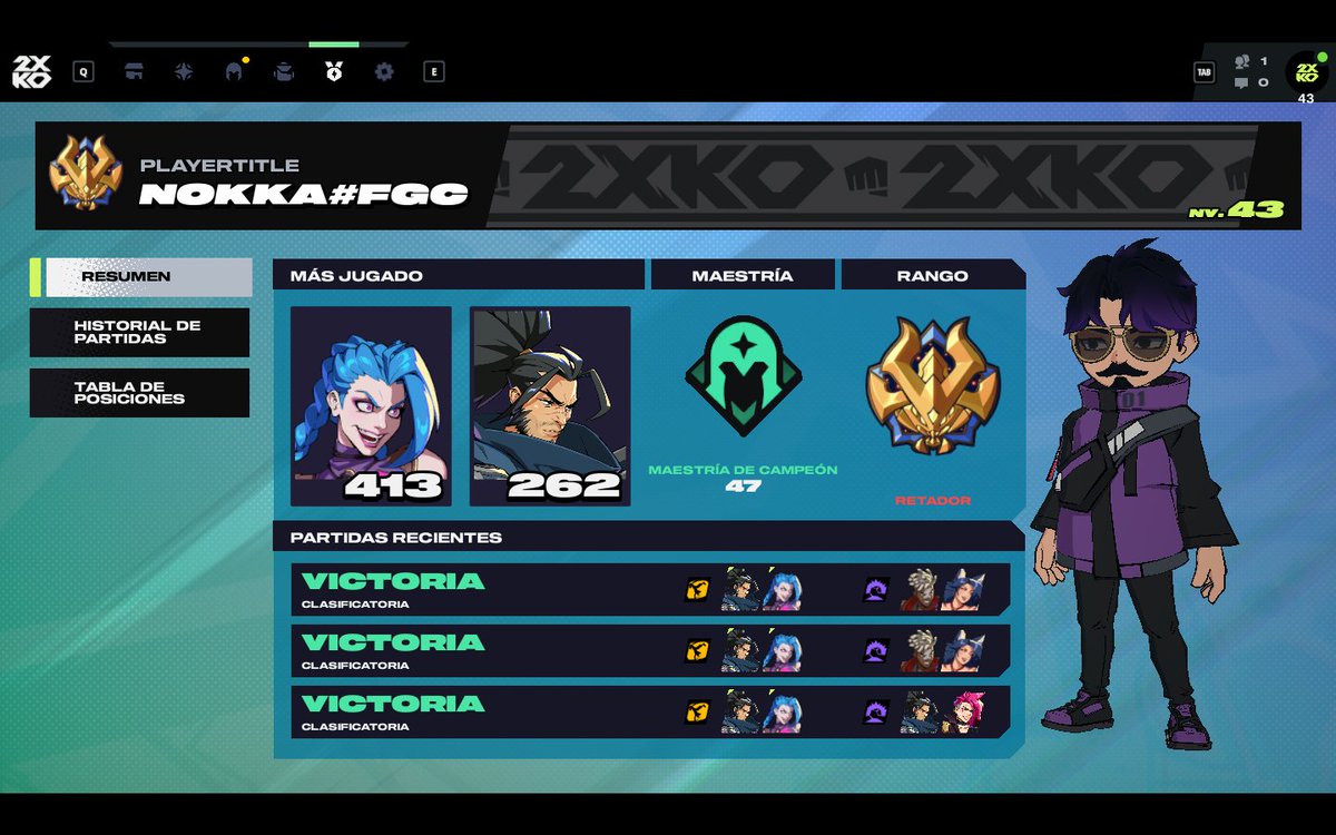 Nokka 2017 taria contento por el challenger, lastima que no es lol no?