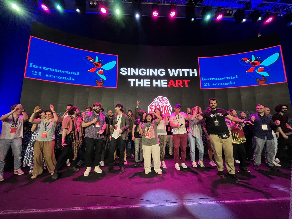 balticruby's tweet image. Day 1 of Euruko is over — we’re singing our hearts out.