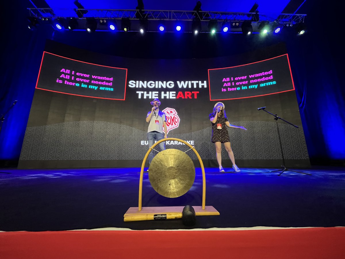 balticruby's tweet image. Day 1 of Euruko is over — we’re singing our hearts out.