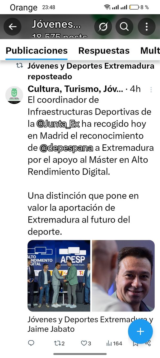 Oye, <a href="/Ivan_H_Bermejo/">Iván Herrero Bermejo</a>, ¿aprobaste lo del máster este? ¿Formas ya parte del "ecosistema deportivo español"?  Es bonito el término  ¿verdad?
No hay nada como unos buenos guruses (<a href="/MiguelMadrugaV/">MiguelMadruga</a>)- también llamados por otros vendehumos (<a href="/DavidCerroHerre/">David Cerro Herrero</a>)- para estar tol día innovando
