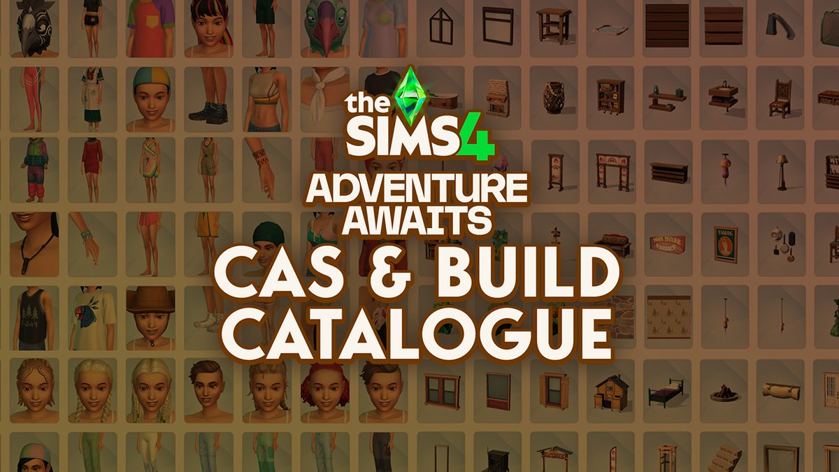TheSimCommunity's tweet photo. See all the new 356 items coming with #TheSims4 Adventure Awaits! 🛝
>> https://t.co/6My519XXZV https://t.co/UfwUZ6TtN1