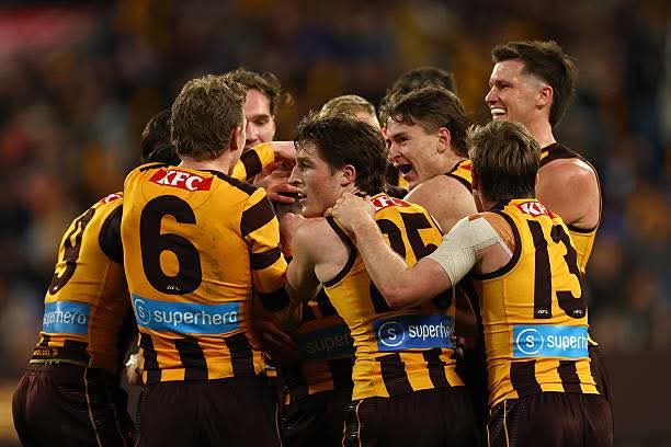 Since 2001, we have been in 8 preliminary finals including  tonight for four flags. An incredible achievement for this wonderful club that we all bloody love so much 🤎💛

LFG Hawks 🤎💛

#gohawthorn #hawks #AFLCatsHawks