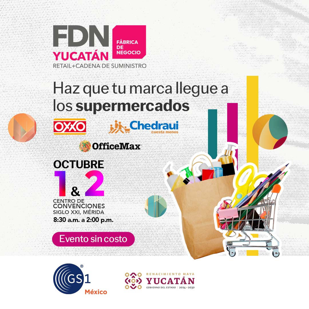 Lleva tu producto directo a los supermercados, registra tu cita: yucatan.fabricadenegocio.com/login

Fábrica de Negocio Yucatán conecta marcas con compradores interesados en descubrir tu producto.

🗓️ 1° y 2 de octubre de 2025
📍 Centro de Convenciones Siglo XXI, Mérida
✨ Evento sin costo