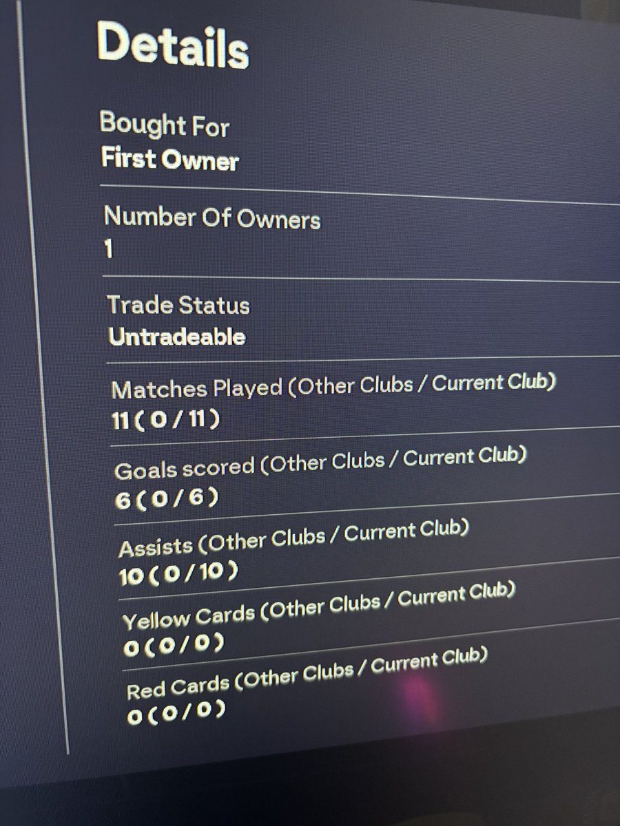 Don’t sleep on this card.. just saying #fc26 #FUT