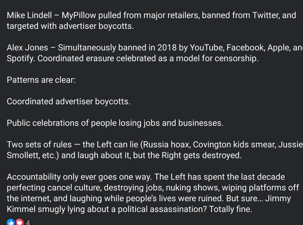 michael_beresh's tweet photo. @SenSchumer your party tried to stop every Republican's 1st Amendment rights with Freedom of Speech and and you're crying.  Read below https://t.co/uBoESrTicC