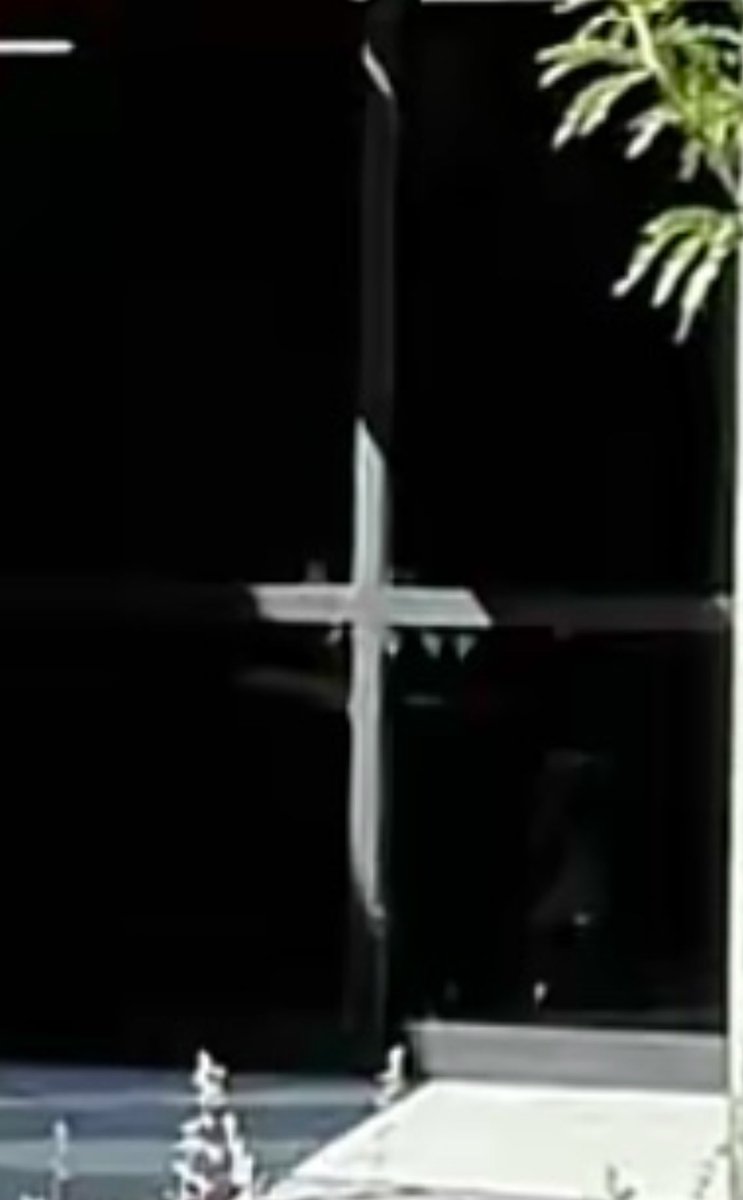 Wow! The sunlight reflection created a cross over Charlie Kirk’s memorial at UVU. 

Truly amazing..