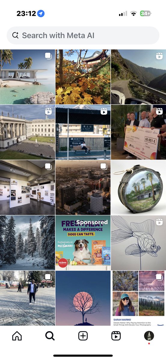 sen0ritaawesome's tweet image. rare aesthetic: when your instagram explore page resets into this and it takes eight refreshes to get it back to normal 😍