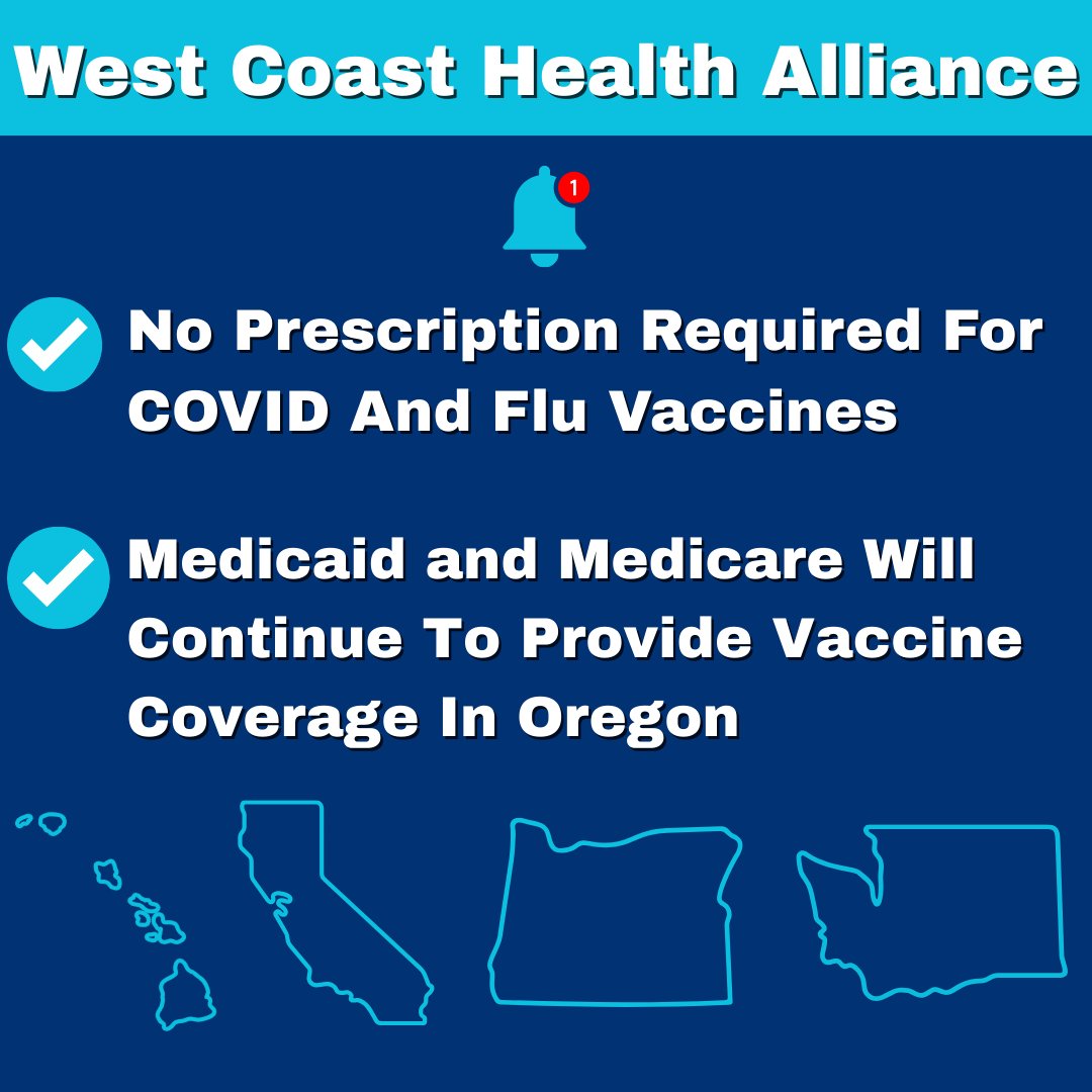 🚨 BREAKING: The new West Coast Health Alliance just made COVID &amp; Flu vaccines available without a prescription. With RFK Jr.'s anti-vax CDC and a failed presidential admin, states must lead.

The importance of re-electing @tina4oregon cannot be understated.#vaccinessavelives