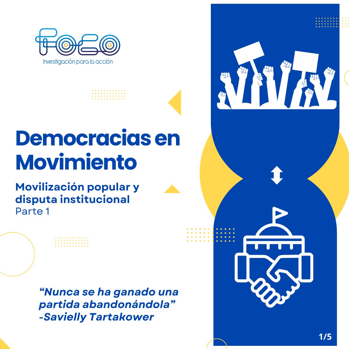 📢 Democracias en movimiento: movilización popular y disputa institucional

Ante el complejo panorama electoral que vivirá Guatemala en los próximos dos años presentamos este artículo que ofrece una mirada esperanzadora y propositiva
focoguatemala.org/2025/09/10/dem…
#Guatemala #Elecciones