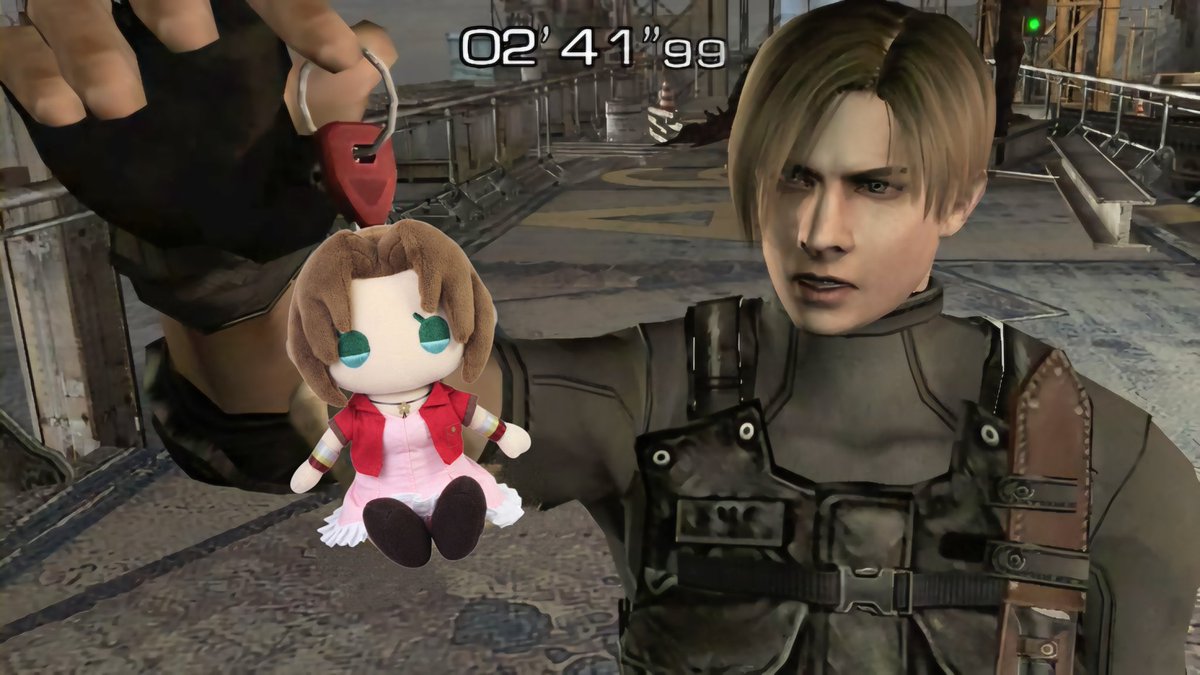 Leon, that's my Aerith keychain, how did it get there?