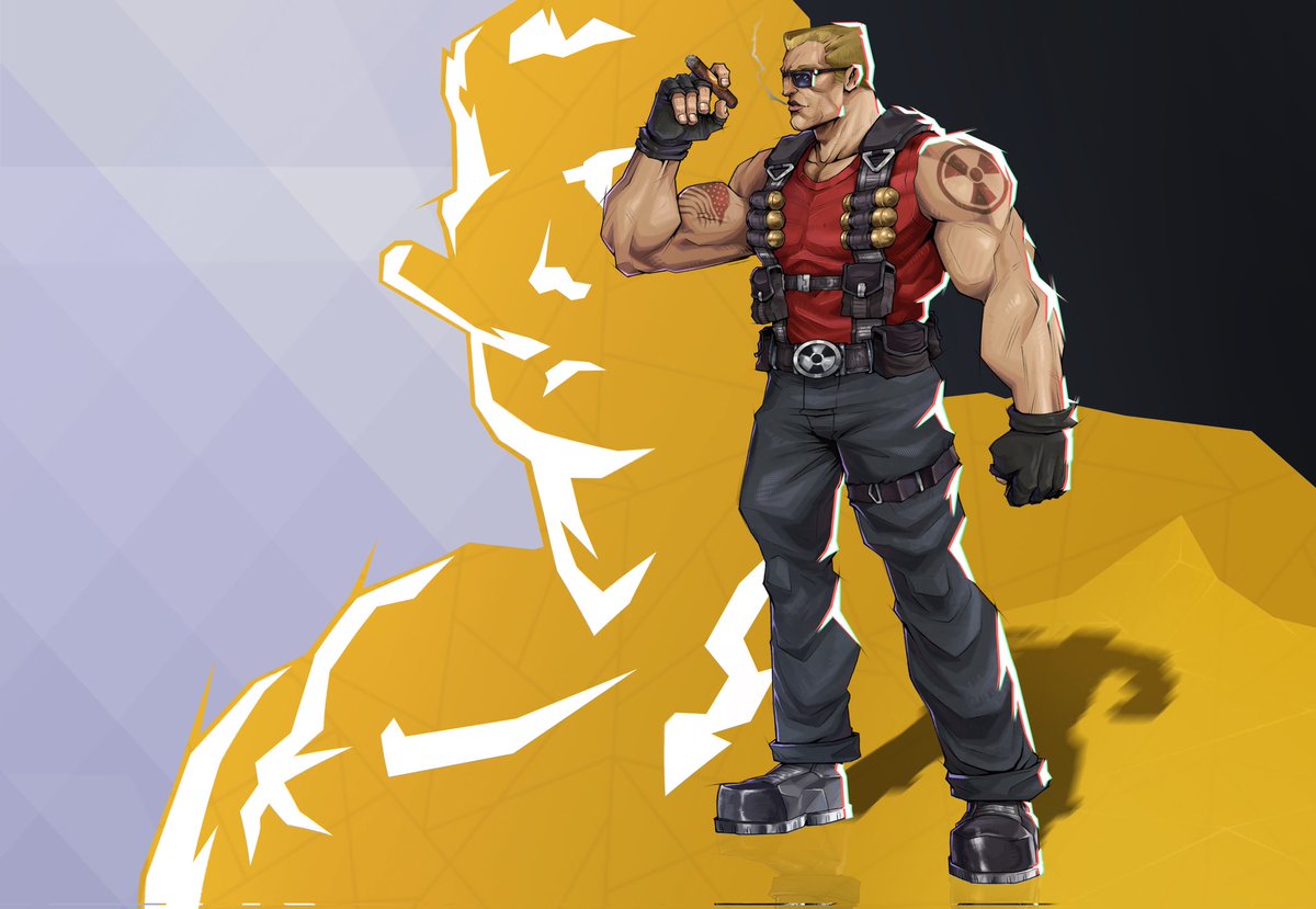 DukeNukemReal_'s tweet photo. I need to get back into action.

So, I heard about this guy named "Doom" terrorizing the multiverse...

I'll show him the Doom of my Mighty Foot up his ass!

Get Ready Marvel Rivals... The King has arrived  🚬🕶️

Art made by @ErtDoesArt https://t.co/NQbLcMbYqI