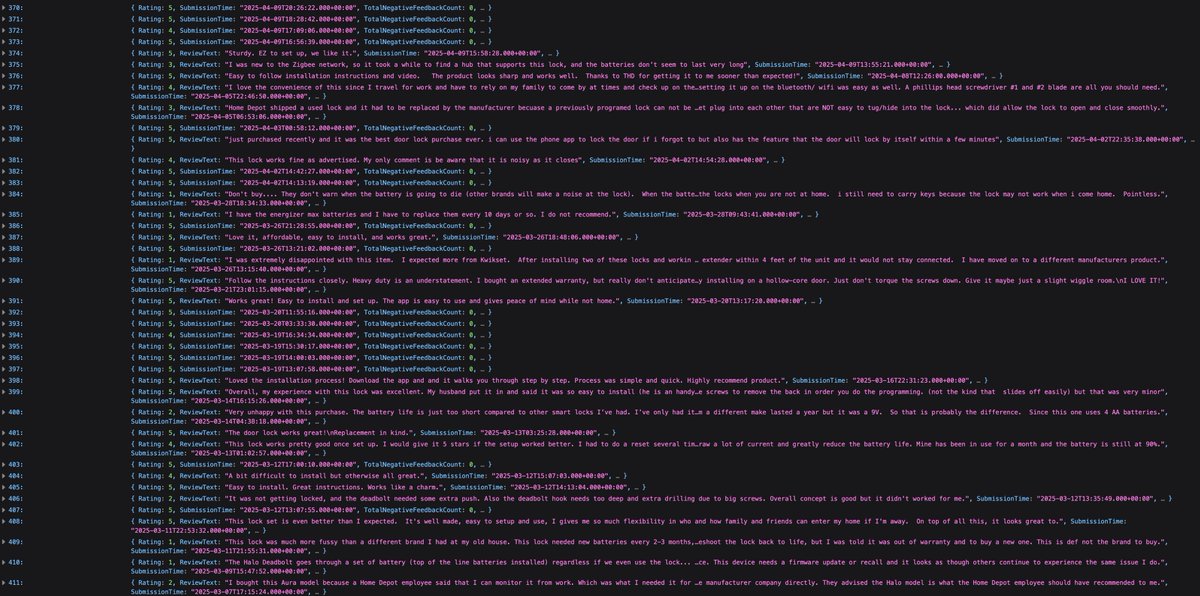justdaas's tweet image. We scraped customer reviews from Home Depot  including —
 
• Rating
• Review text
• Submission date
• Review Photos

The data was delivered in JSON - ready for clients to use in their own systems.

#WebScraping #DataExtraction #EcommerceData #Automation #Python #HomeDepot