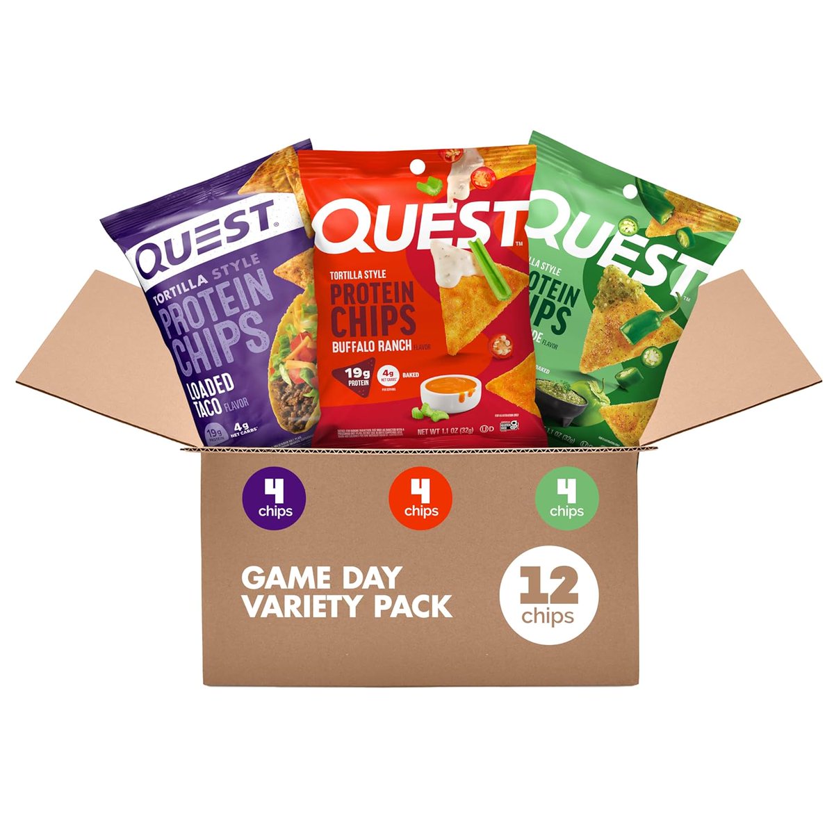 DealsFinderIO's tweet photo. 12 Pack Quest Game Day Tortilla Protein Chips only $18.52 (List: $29.99)

Lowest ever from Amazon!

https://t.co/q0pAm8a4Ti https://t.co/R1hHVU7fqe