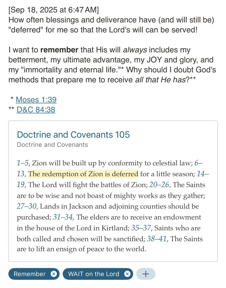 MyGospLib_Notes's tweet image. His ways are not my ways. I seem to have great difficulty remembering this.