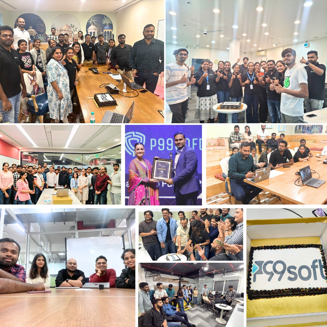 P99soft_Pvt_Ltd's tweet image. ✨ Glimpses from our 4th anniversary celebration at P99Soft! 🎉
A day filled with joy, gratitude, and togetherness as we celebrate 4 years of innovation and success. 🚀💼

#p99soft #4yearanniversary #celebration #teamspirit #growth #innovation #success