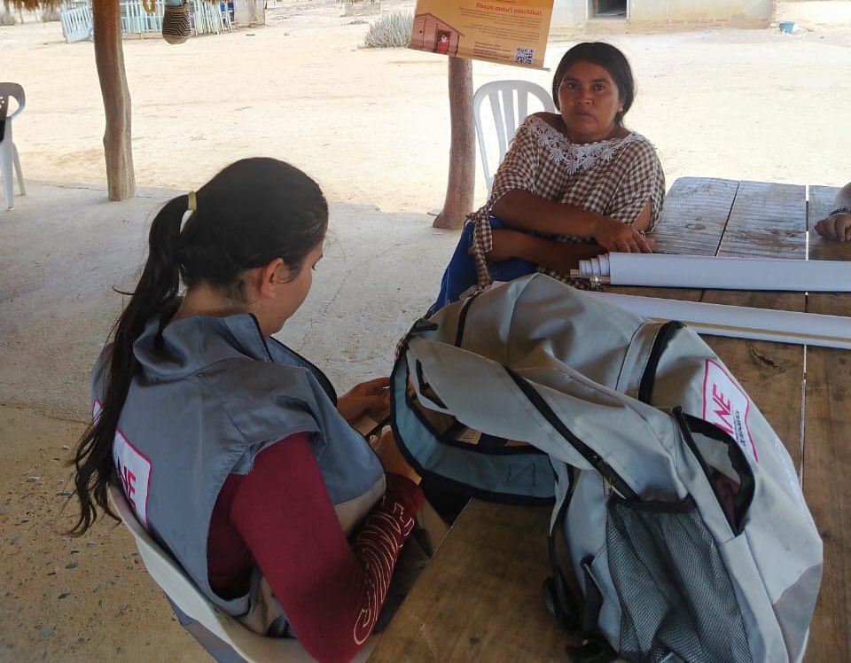 ¡Ya está en marcha la #OlaWayúu2025! 🚀

Con paso firme comenzó el proceso de recolección de información que fortalecerá el Sistema de Información Wayúu (SIW).

👥 El equipo del DANE se reunió con algunos habitantes del pueblo Wayúu de Riohacha, La Guajira, para recopilar datos