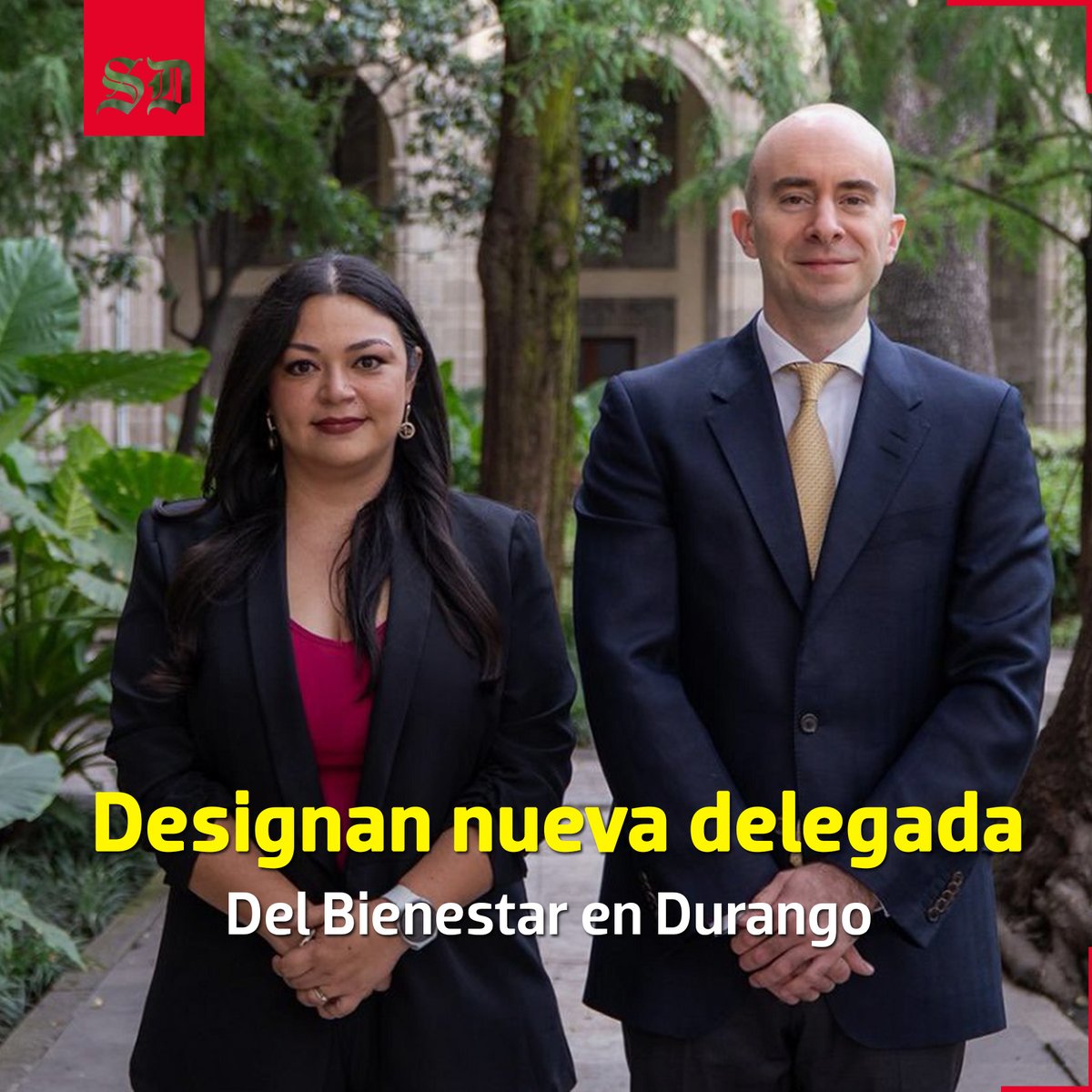 🔴👩🏻 <a href="/carlosgtorres_/">Carlos Torres Rosas</a>, coordinador general de Programas para el Bienestar, Carlos Torres Rosas, dio a conocer el nombramiento de <a href="/KatyGQ/">Catalina GarQui</a>, como la nueva delegada en #Durango 

Más información ▶️ tinyurl.com/ye965cmt