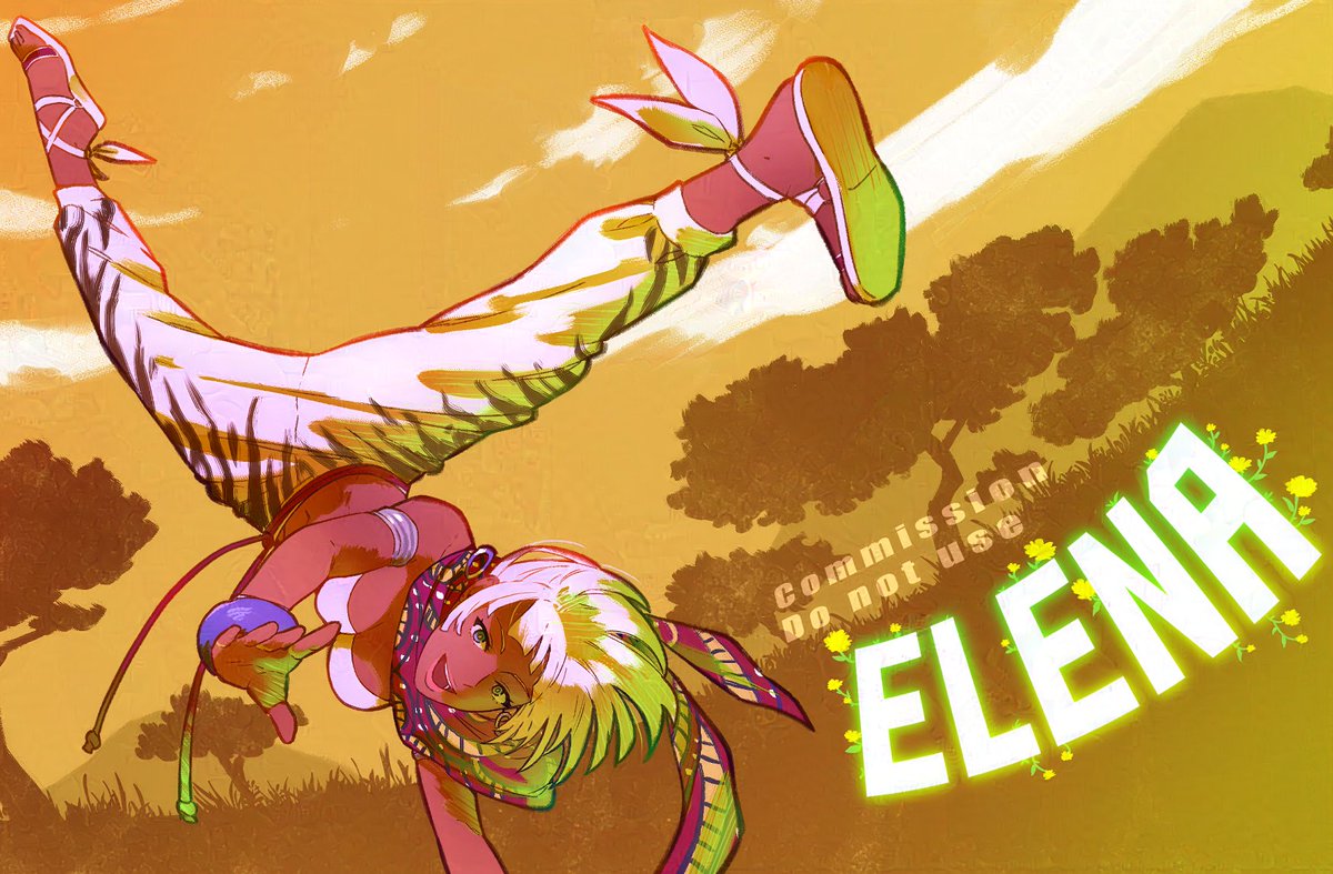 Happy birthday Elena from Street Fighter! 🥳 
#スト6 #エレナ生誕祭