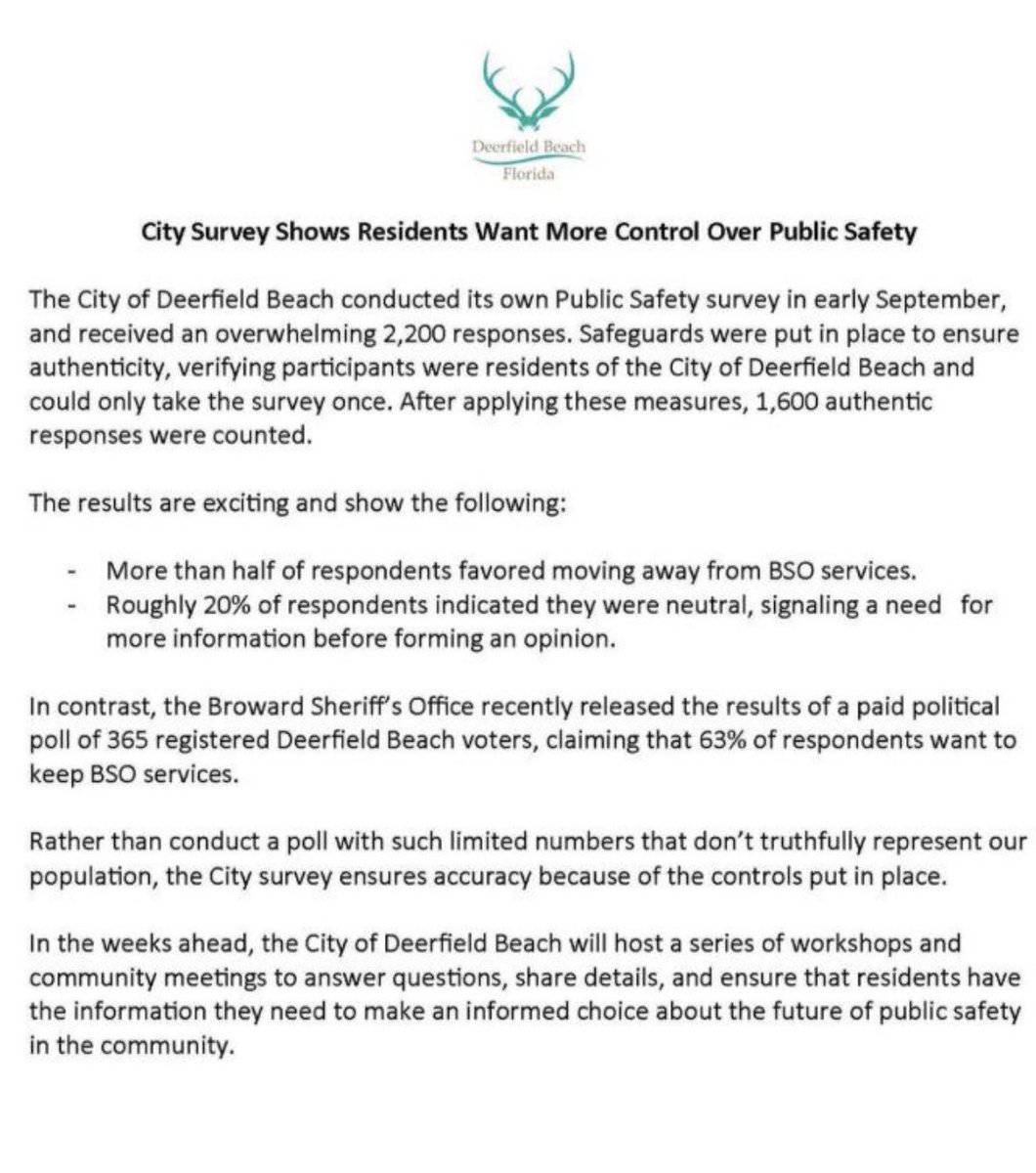 BrowardsTruth's tweet photo. Latest on what the people of Deerfield Beach think about @browardsheriff office. https://t.co/eUMjNTM1UZ