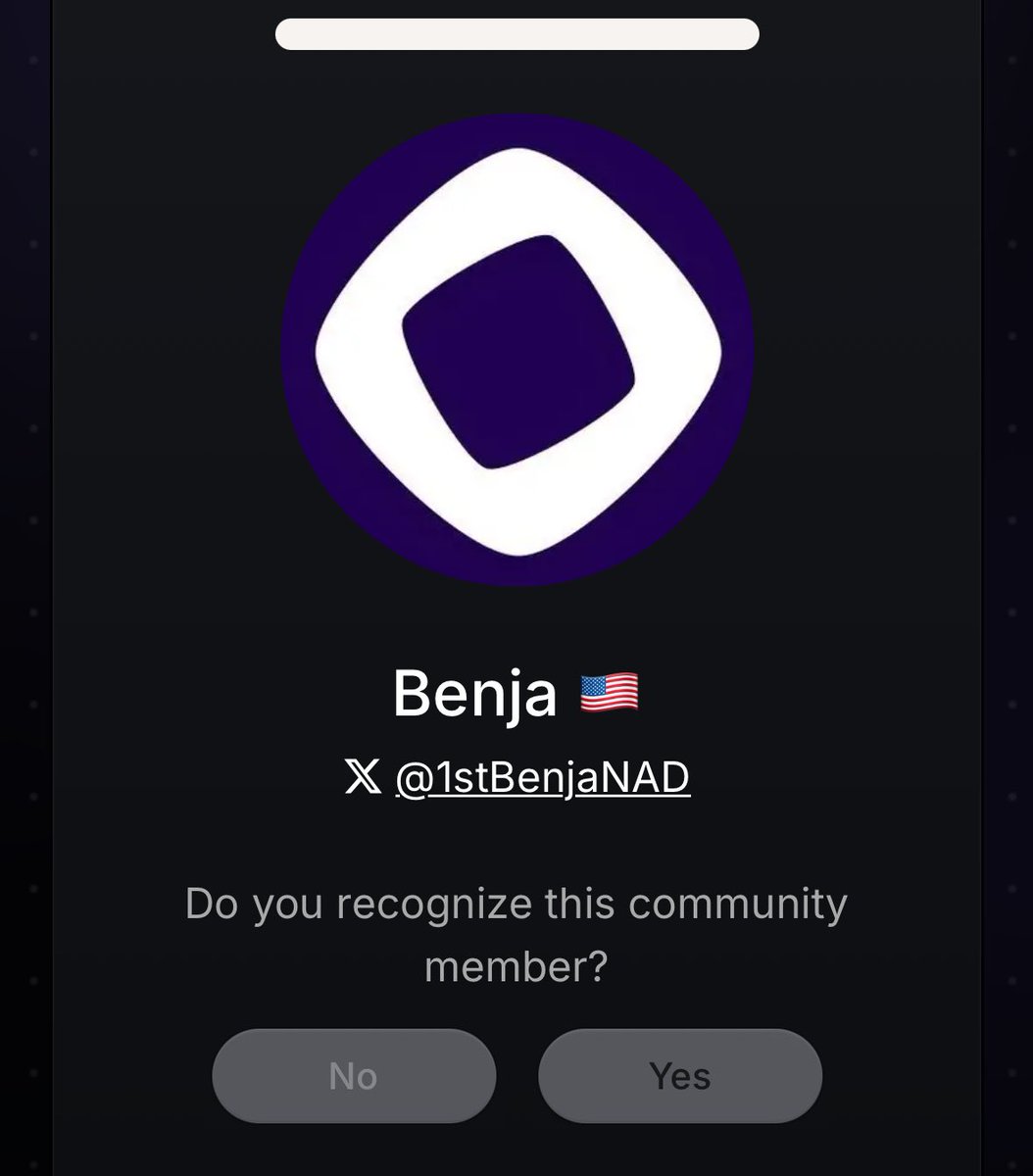 theogpiklo's tweet image. This proves @1stBenjaNAD is the face of @monad 
@ChogNFT 
#recognizerapp