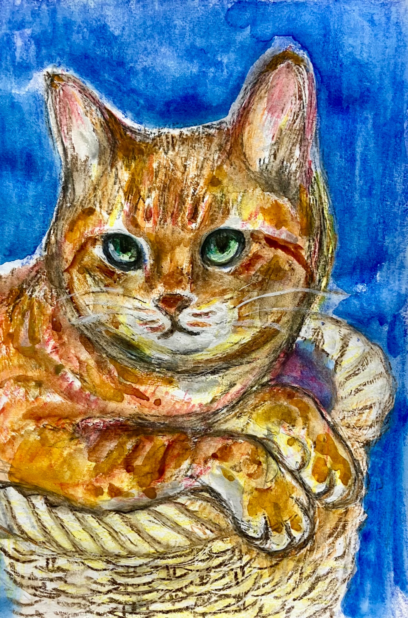 【ブラッキー】絵画 猫 Kuku 今日の切り絵 くろねこと紅茶 🐈‍⬛ 【切り絵展示のお知らせ