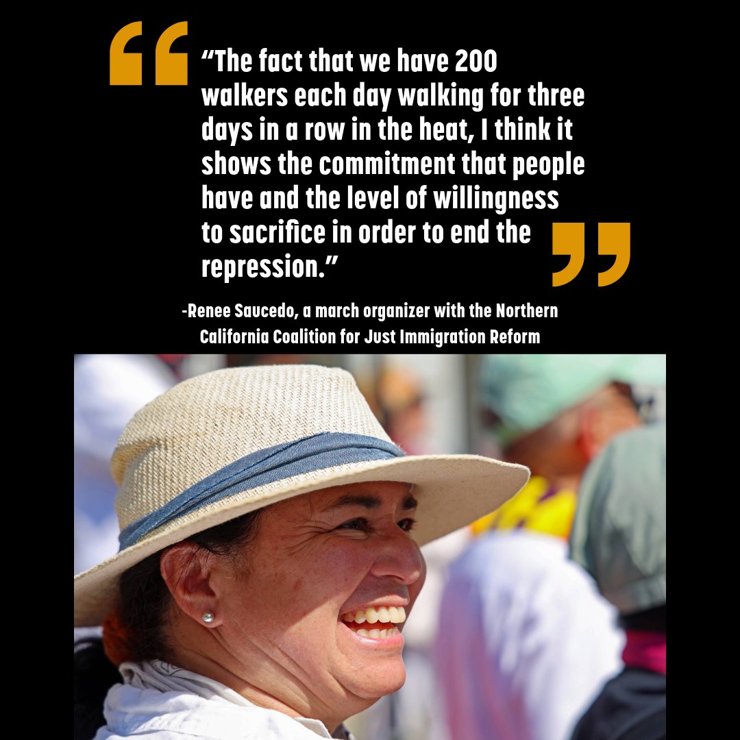 40 miles in 3 days—the journey that over 100 protesters completed in California to advocate for #immigrantrights. News21 visual journalists <a href="/SydneyLovan/">Sydney Lovan</a> and <a href="/gracynthatcher/">Gracyn Thatcher</a> followed along. ✍️ by <a href="/miksmelo/">Mikayla Melo</a>. Click link to view: tinyurl.com/43knfx3h