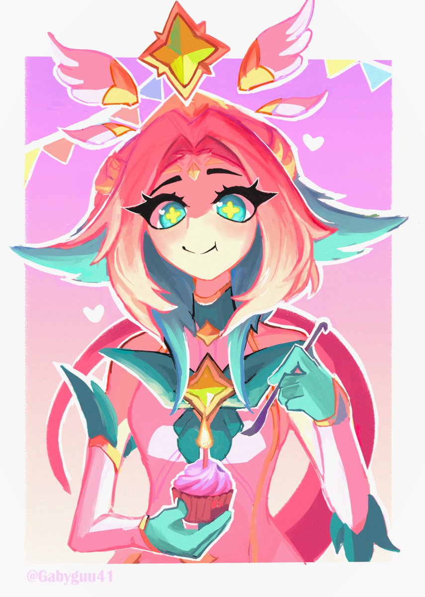 Star guardian Neeko >u< 
(and a cupcake :3)
#LeagueOfLegendsFanArt