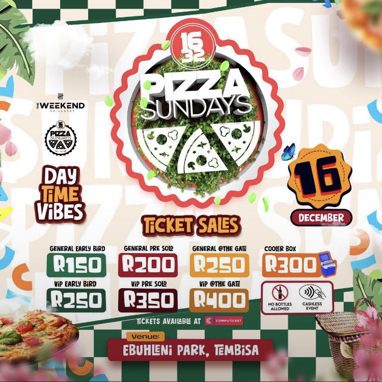 mjozi_MA's tweet photo. Earlybirds tickets are out 🫢 let’s go 🤯 we rocking ko KG the vibe in October 🔥🔥🔥 

we also having last slice pizza ko bra Bongz 🤭 hai 🔥🔥🔥 https://t.co/xhlQW3shBr