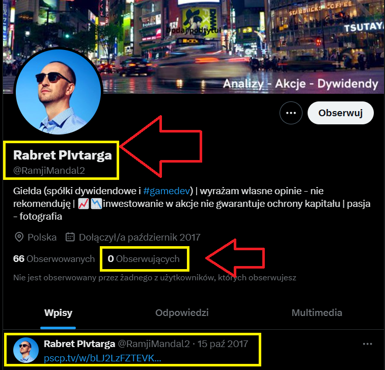 RobertPietraga's tweet image. #UWAGA #OSZUST 

Uważajcie na profil, który podszywa się pod moją osobę.
‼️‼️‼️
Ja nic nie sprzedaję, dlatego nie klikajcie w żadne linki.
W miarę możliwości proszę zgłaszajcie oszusta.

🚨🚨🚨