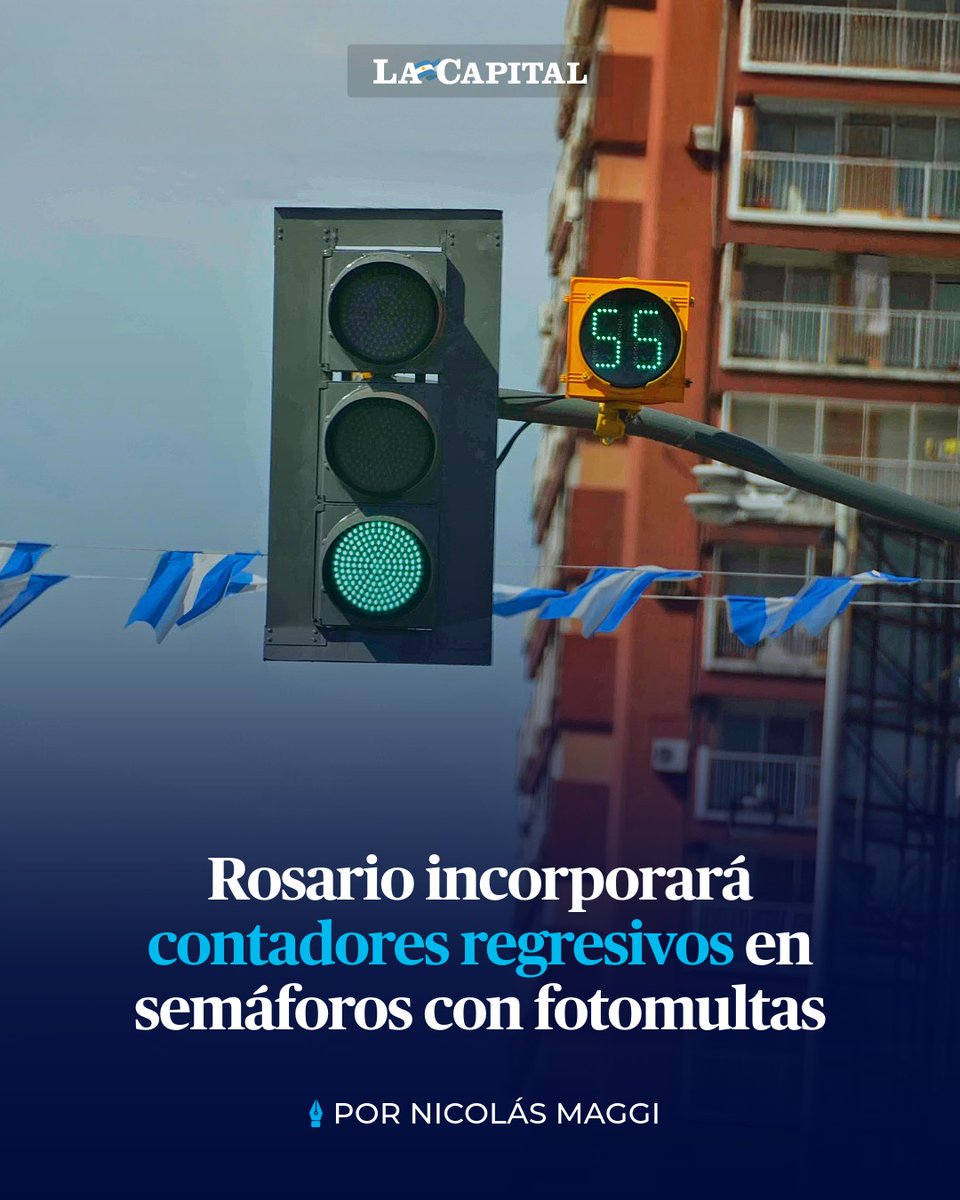 🚦 CONTADORES REGRESIVOS EN SEMÁFOROS

El Concejo aprobó la incorporación de relojes led en los cruces con fotomultas por cruce en rojo. La medida busca evitar frenadas bruscas o maniobras riesgosas por temor a una infracción.

→ lacapital.com.ar/c10219557
