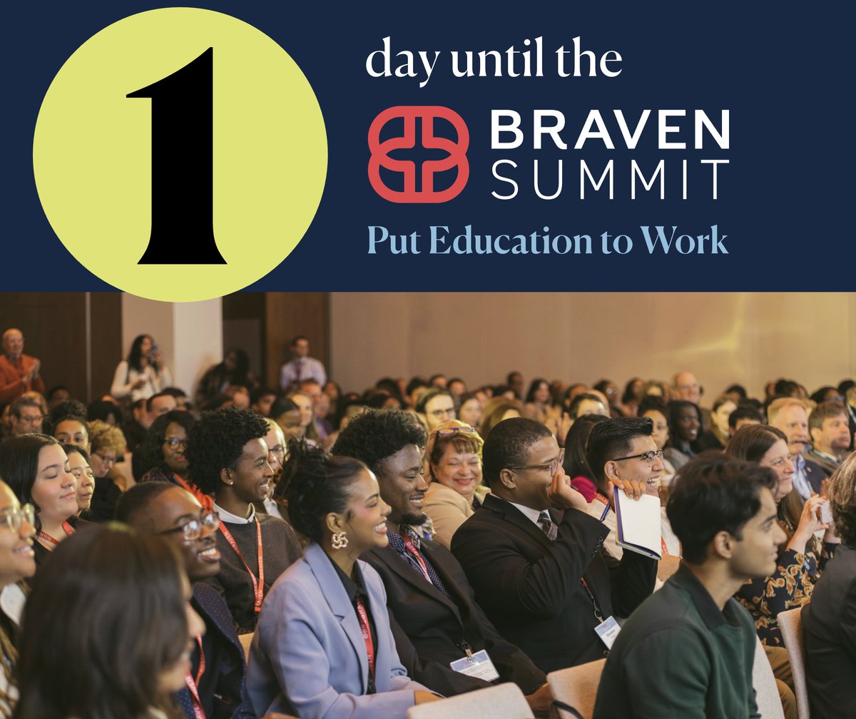 Braven (@bebraven) on Twitter photo Tomorrow is the big day! We are looking forward to seeing many of you in San Jose for our fourth Braven Summit! 
We have an amazing lineup of speakers and sessions in store for the day!  Check out highlights on our IG (@bebraven) stories tomorrow. 
#BeBraven #BravenSummit Tomorrow is the big day! We are looking forward to seeing many of you in San Jose for our fourth Braven Summit! 
We have an amazing lineup of speakers and sessions in store for the day!  Check out highlights on our IG (@bebraven) stories tomorrow. 
#BeBraven #BravenSummit