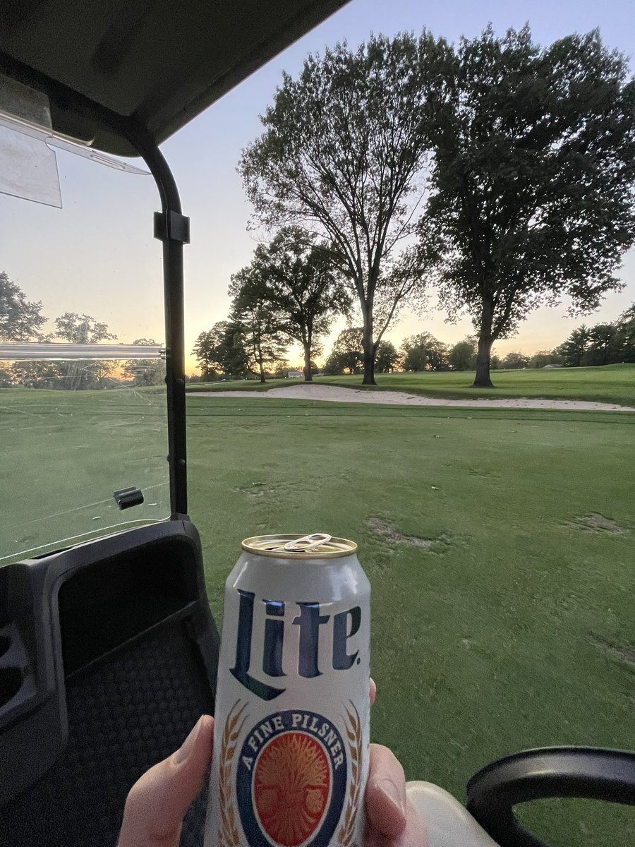 “Let’s keep this pace of play moving I got beers to drink”