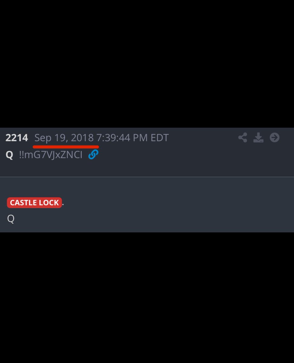 EsotericKang's tweet image. So let me get this straight: 

Trump visits Windsor Castle on 9/17/2025.

Mr Pool posted a Castle w/ the key with a 9:18 time stamp (9/18) 3 years ago…

And Q posted “CASTLE LOCK” 7 years ago on 9/19 (tomorrow)…

And folks still can’t believe we’re watching a Military…