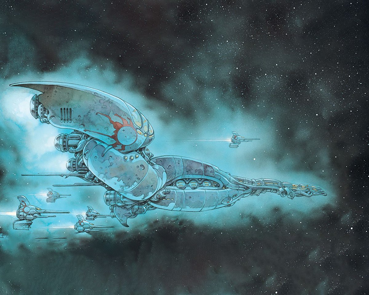 🚨 The hunt begins! SPACE RELIC HUNTERS is now live on Kickstarter. 
A cosmic rebellion, forbidden faith, and a crew of outlaw relic hunters. From Sylvain Runberg (Warship Jolly Roger) and Grun (On Mars). Become a Relic Hunter today. kck.st/4gzZwg4