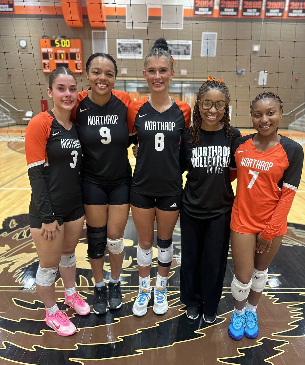 Tonight we celebrated our volleyball seniors!
Northrop Athletics, along with your teammates, will surely miss you!